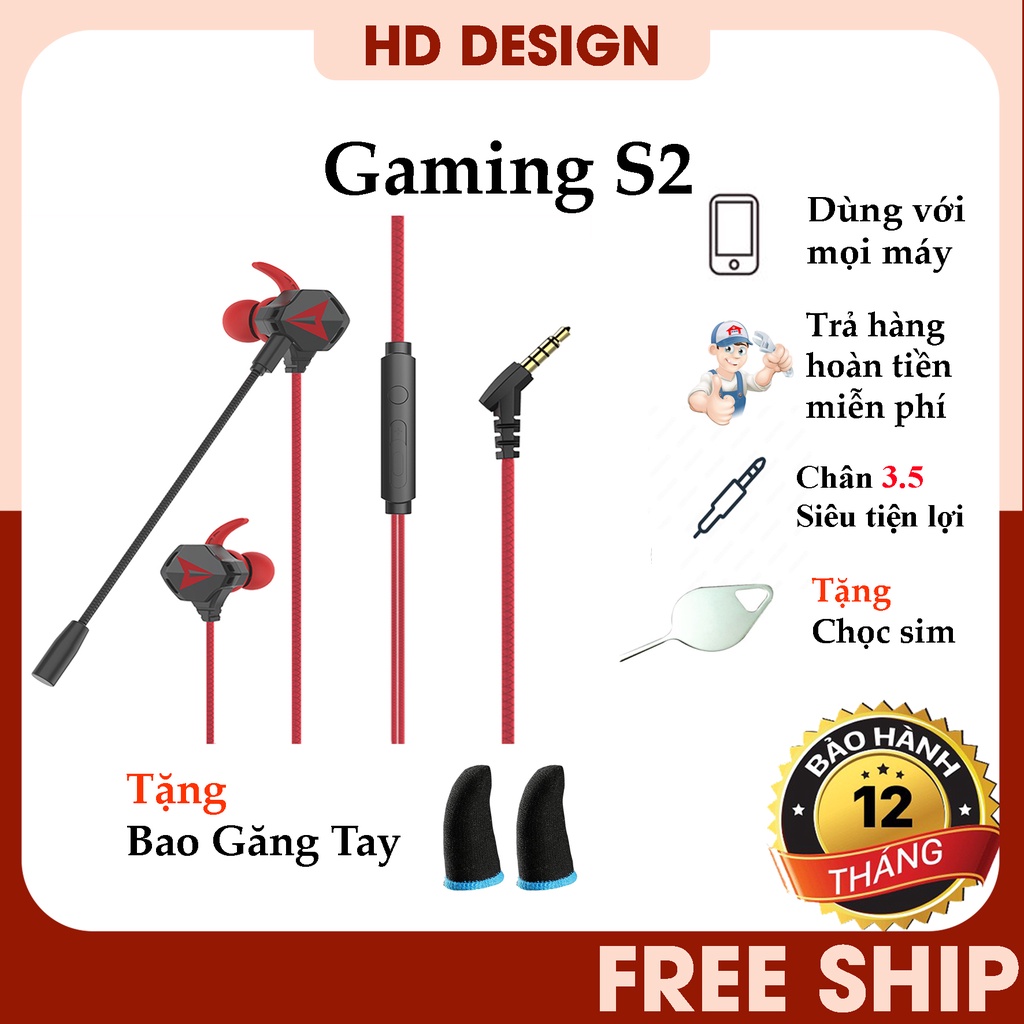 Tai Nghe Chơi Game Sendem S2 , Tai Nghe Game Thủ Chính Hãng Sendem S2 Với Thiết Kế Cực Đẹp Có 2 Mic Rất Chuyên Nghiệp
