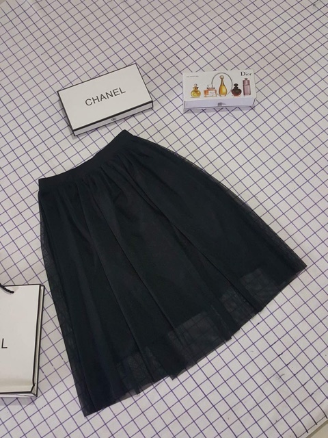 Chân váy ren trơn kèm ảnh thật