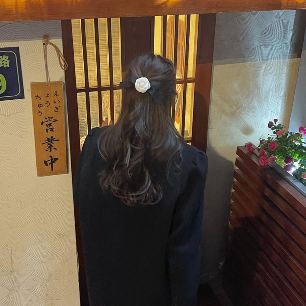 Kẹp Tóc Hình Hoa Trà Phong Cách Retro Mới WMES15H