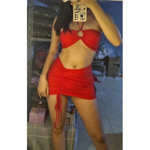 SET BIKINI 3 MÓN VÁY DÂY RÚT-BIKINISTORE