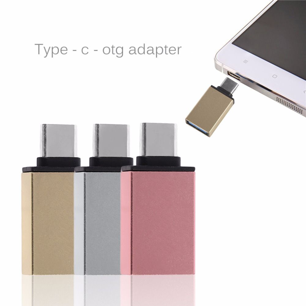 Đầu USB 3.1 chuyển đổi cáp đồng bộ dữ liệu type-C sang OTG hợp kim nhôm truyền dữ liệu nhanh cho PC điện thoại