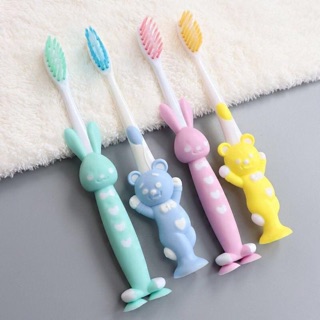 SÉT 4 BÀN CHẢI HÌNH THÚ CHO BÉ