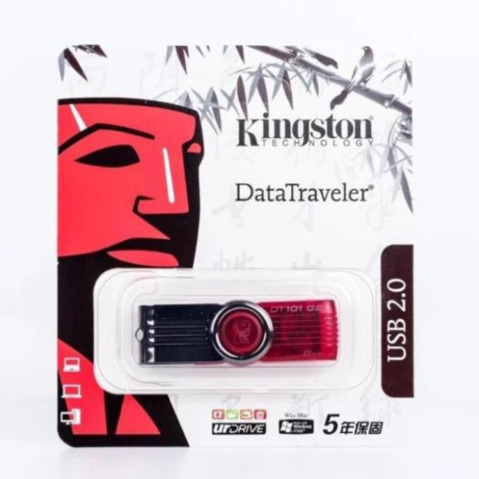 USB 2.0 Kingston bằng nhựa dạng xoay được dung lượng 2GB 4GB 8GB 16GB 32GB | BigBuy360 - bigbuy360.vn