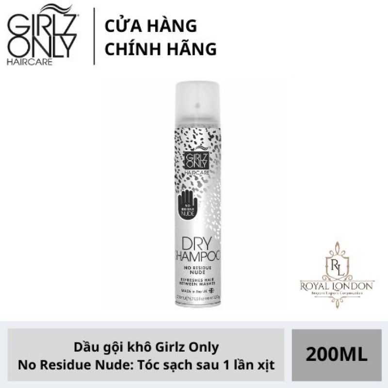 Dầu gội khô GirlZ Only Uk - 150ml - Dầu gội khô