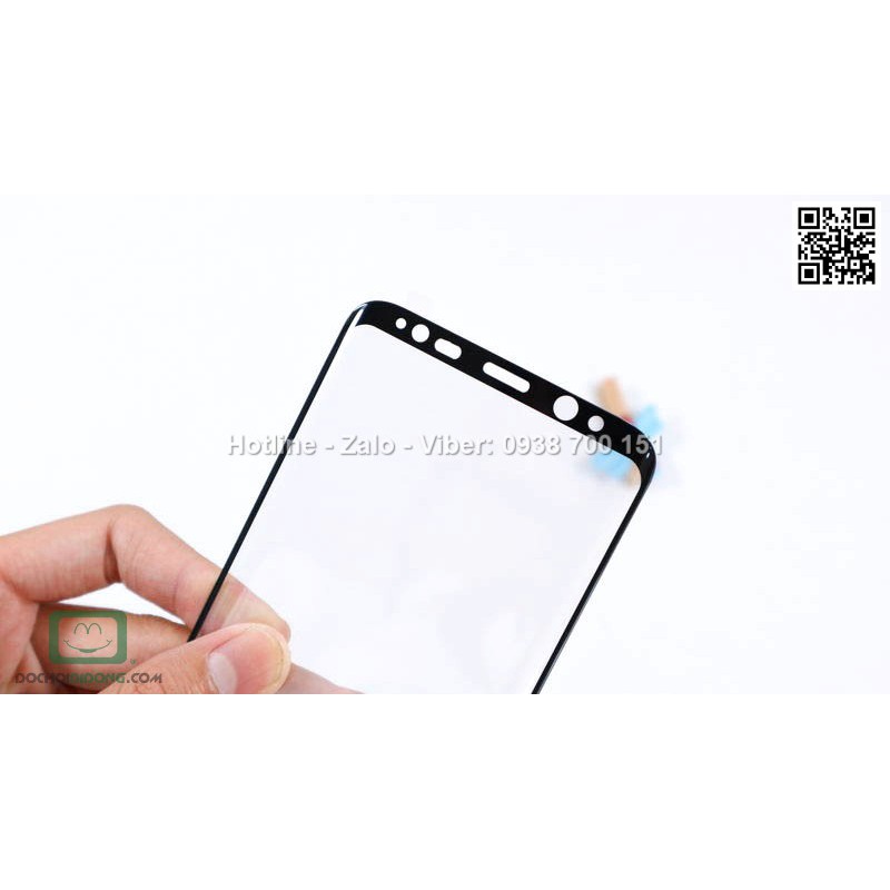 Miếng dán cường lực Samsung Galaxy S8 Plus Nillkin 3D CP+ Max full màn hình 9H