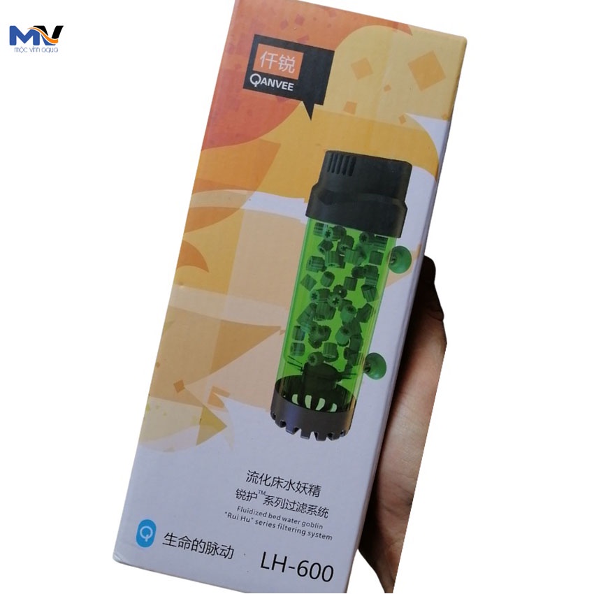 Lò đảo hạt kaldnes Qanvee LH 300 và LH 600 tạo vi sinh tăng chất lượng nước cho hồ cá