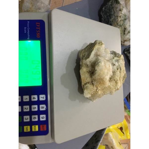 500gr Raw Clear White Quartz Crystal Cụm Đá Mầm Trắng