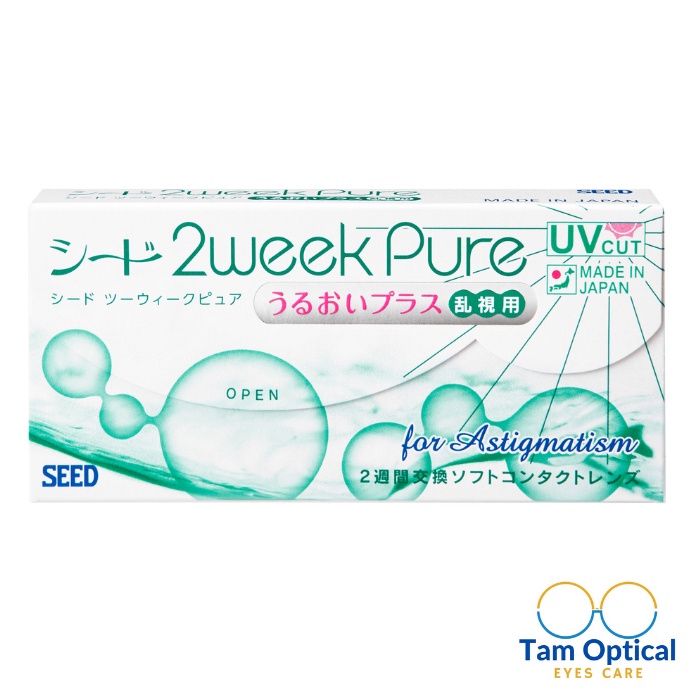 Kính Áp Tròng 2 Tuần Loạn Thị SEED 2-Week Pure For Astigmatism