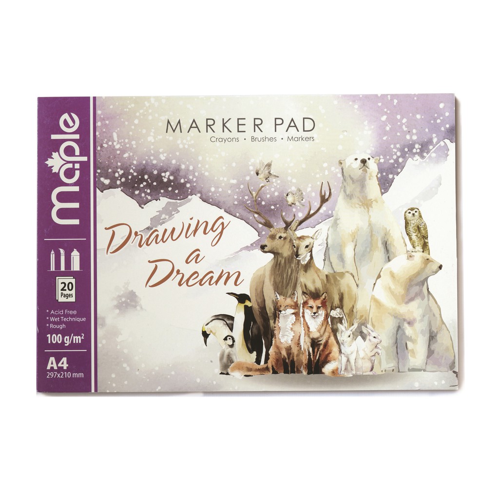 Vở vẽ Maple khổ A4