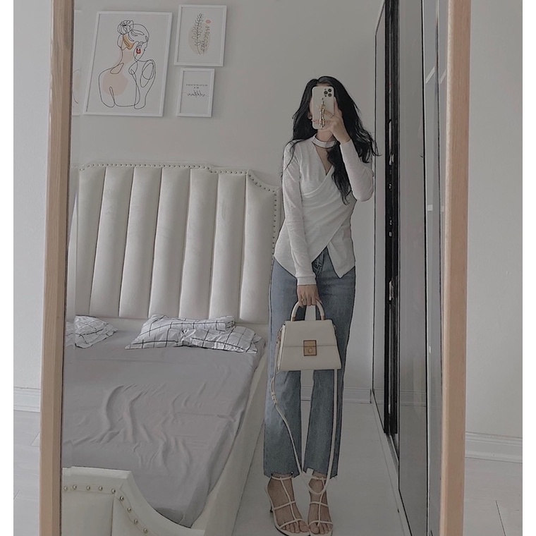  Áo len tăm cổ choker | BigBuy360 - bigbuy360.vn