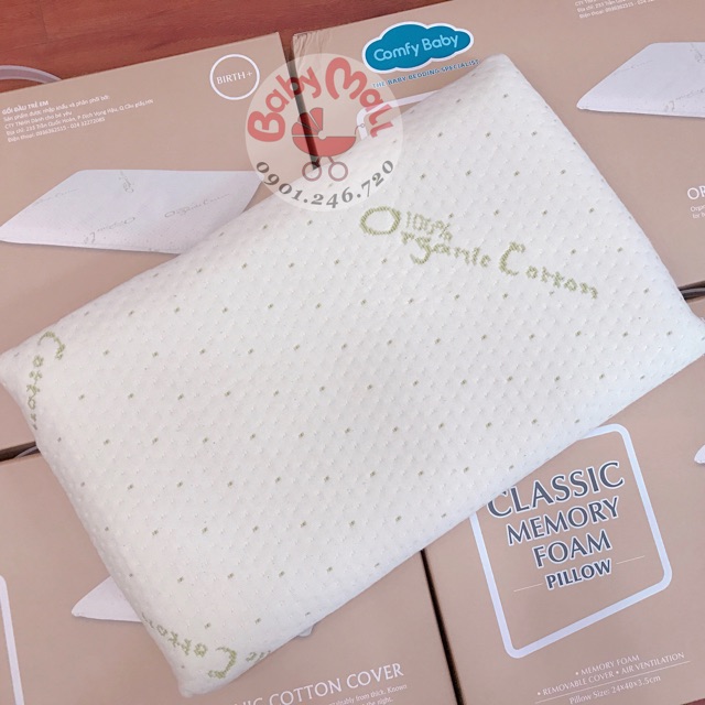 Gối nằm Organic sợi tre Comfybaby