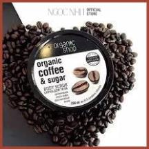 Tẩy Tế Bào Chết Toàn Thân Organic Shop Organic Coffee &amp; Sugar Body Scrub 250ml (Hương Cafe) [Chính Hãng 100%]