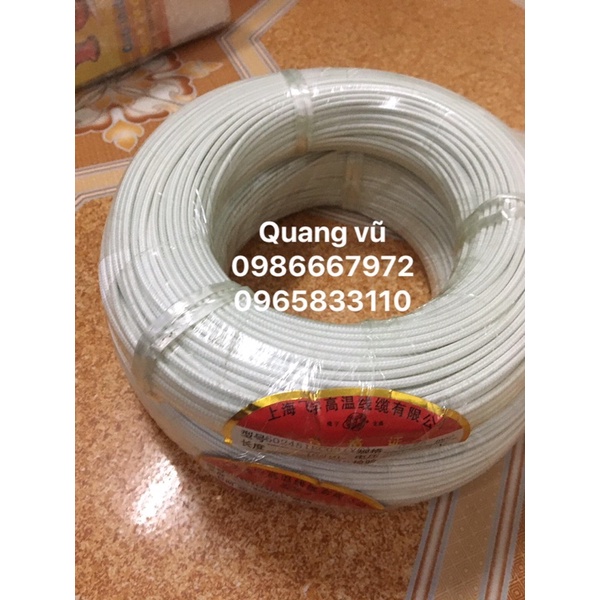 dây điện chịu nhiệt ,chống cháy amiang 1x0,75mm giá/m