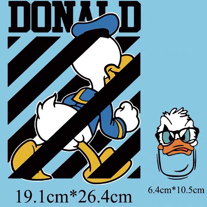 Sticker ủi dễ thương - hình vitdonan