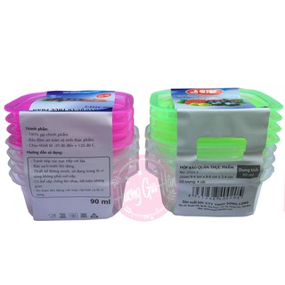 Hộp nhựa 90ml