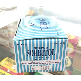 Cốm Sorbitol Vidipha (hộp 25 gói x 5g)