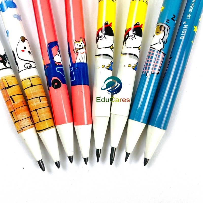 Bút Chì Bấm 2B Ngòi To 2.0mm DF-0068 thay thế cho bút chì gỗ - kèm ngòi riêng