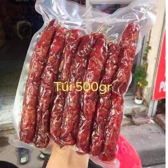 Lạp xưởng hun khói Tây Bắc túi 500gr
