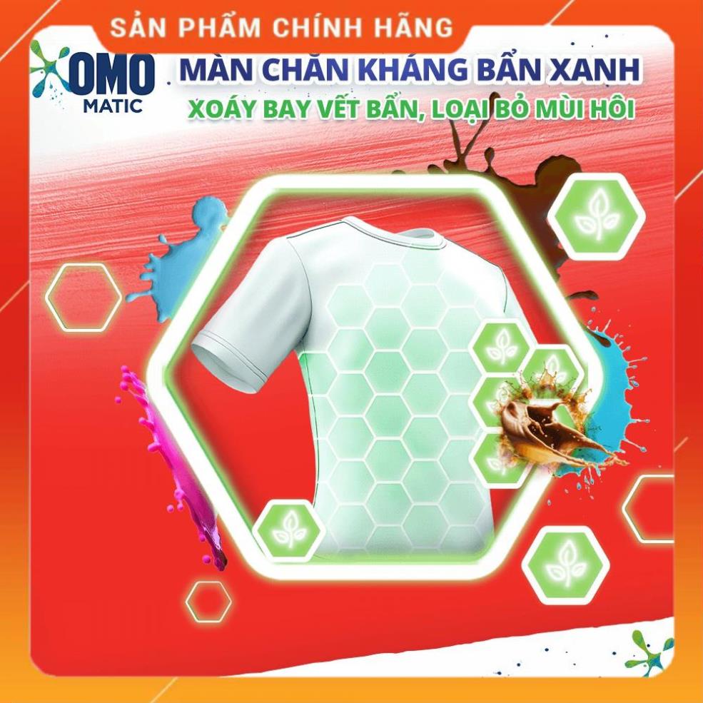 Combo 2 Túi Nước giặt OMO Matic chuyên dụng Cửa Trước 3.6kg/túi