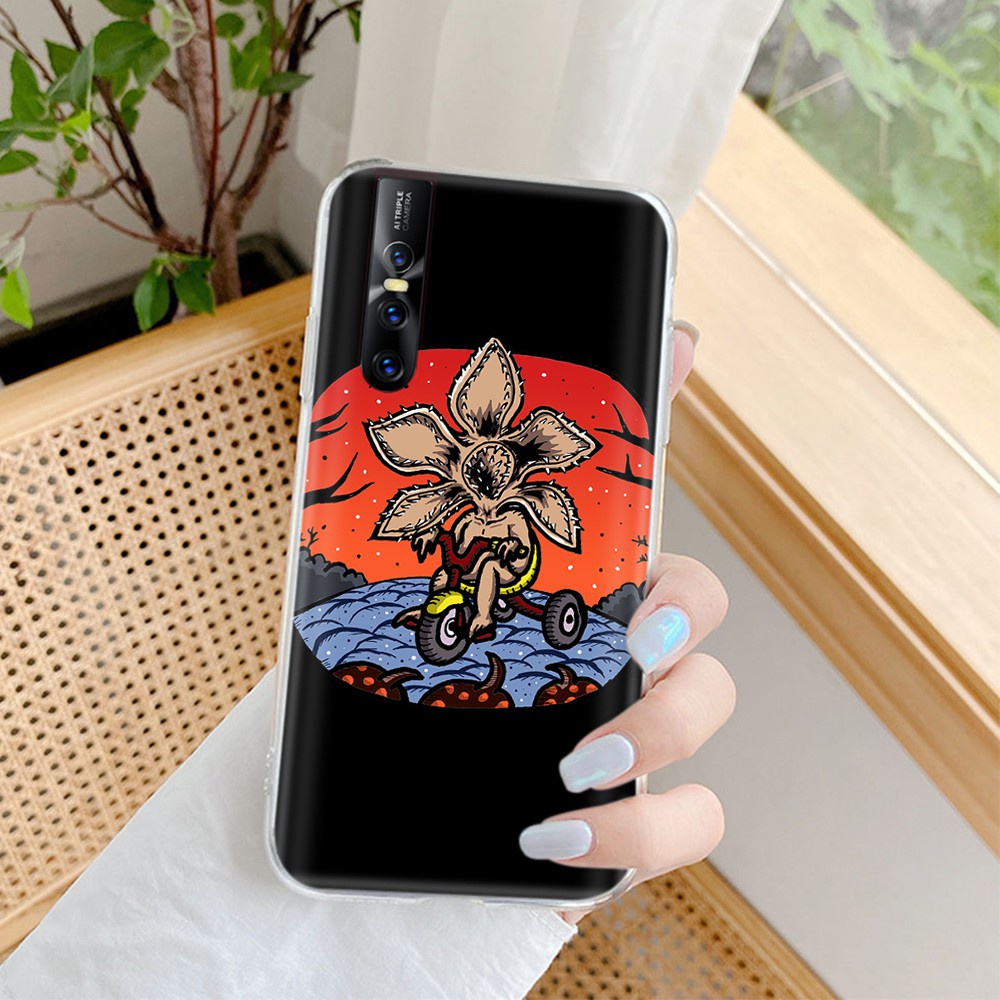 Ốp Điện Thoại Mềm Trong Suốt In Hình Stranger Things Cho Motorola Moto G4 G5 G5S G6 Play Plus Vm21