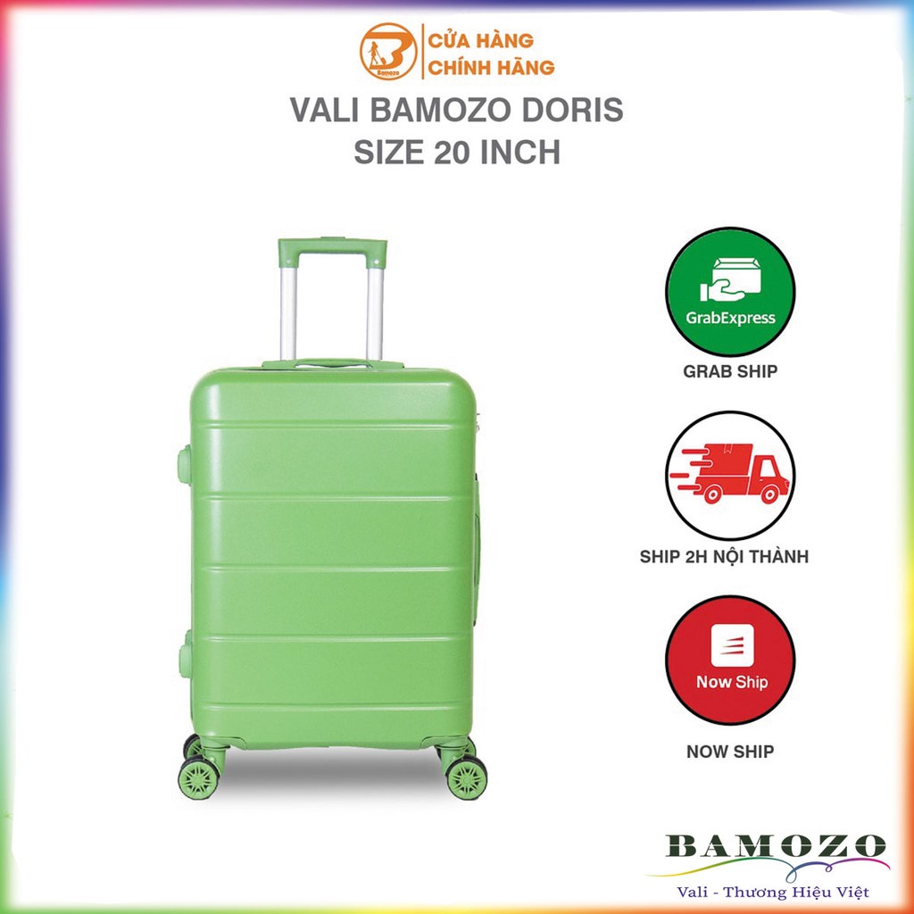 [GIÁ HỦY DIỆT] Vali Du Lịch Bamozo DORIS Size 20 - Chống Va Đập, Chống Trầy Xước - Size xách tay máy
