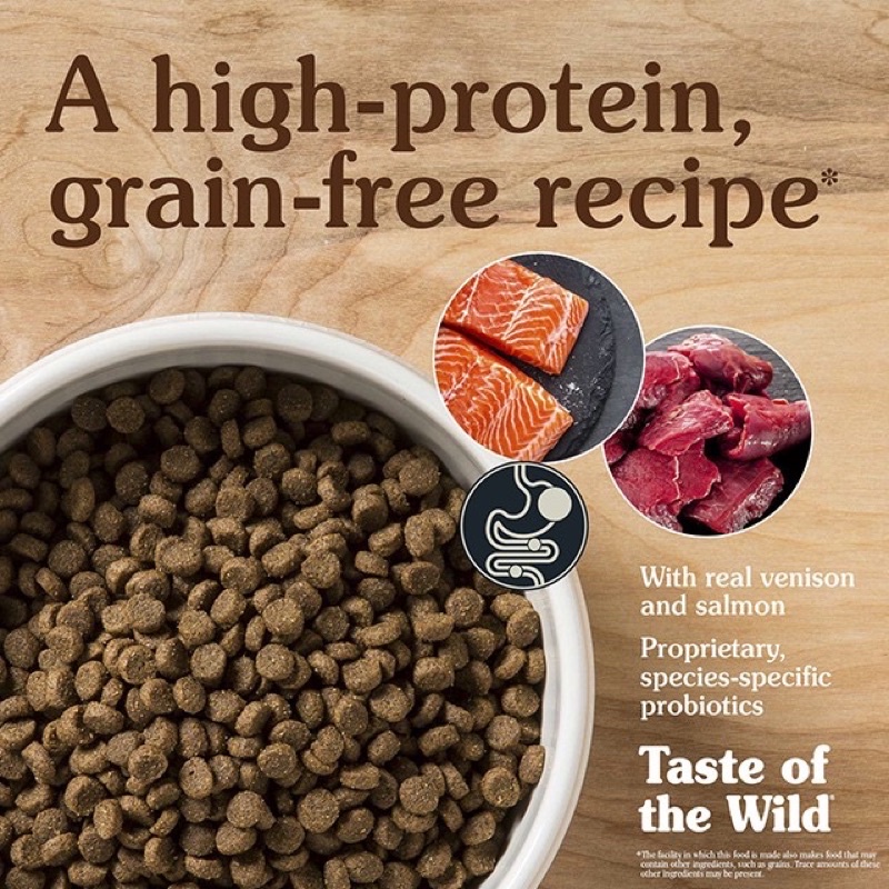 Thức ăn hạt cho mèo Taste of the Wild Rocky Mountain Grain-Free chiết 500gr