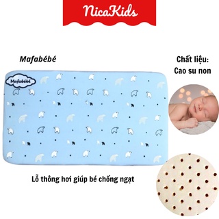 Gối cao su chống ngạt loại xuất Pháp cho bé