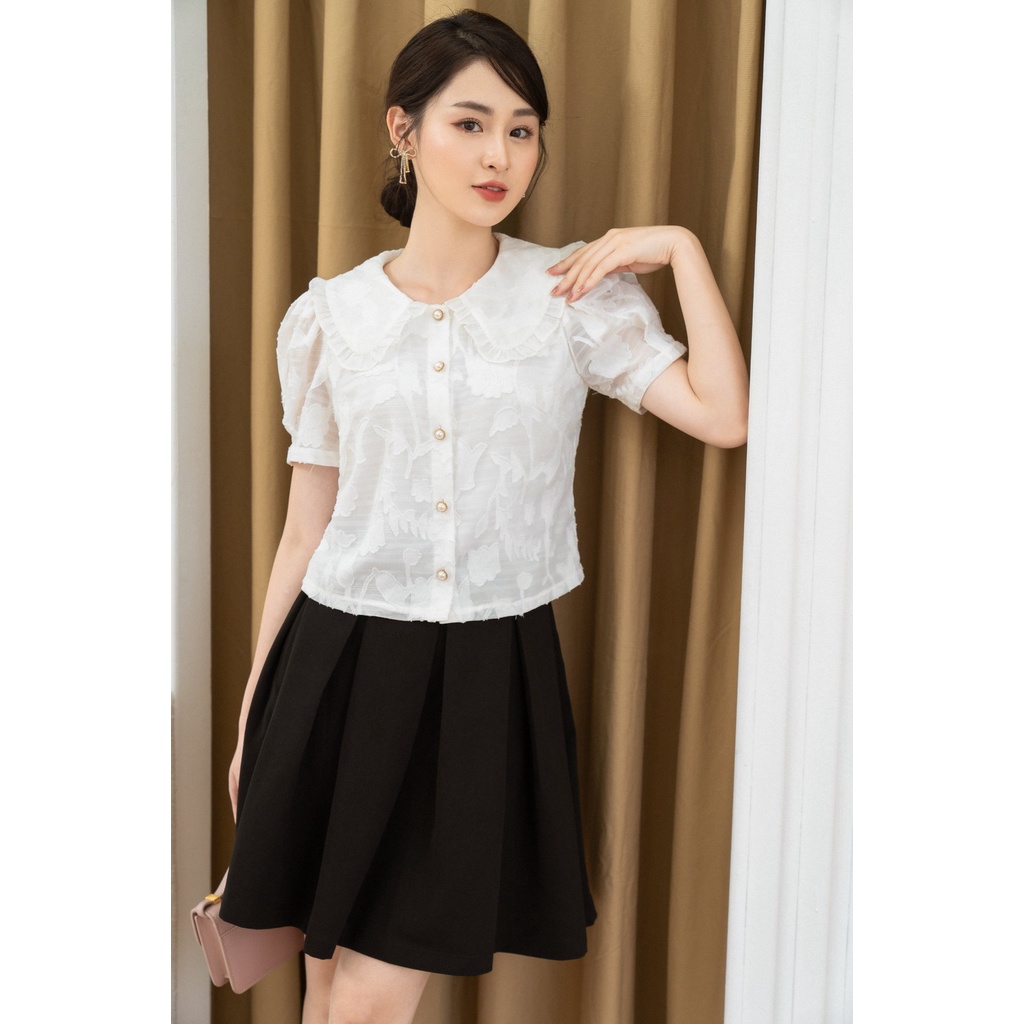 Chân váy ngắn xoè ly súp TIINSTORE CHN162