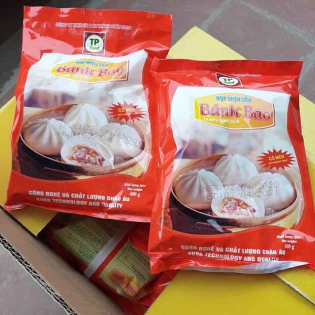 Bột bánh bao 400gr có tặng men khô