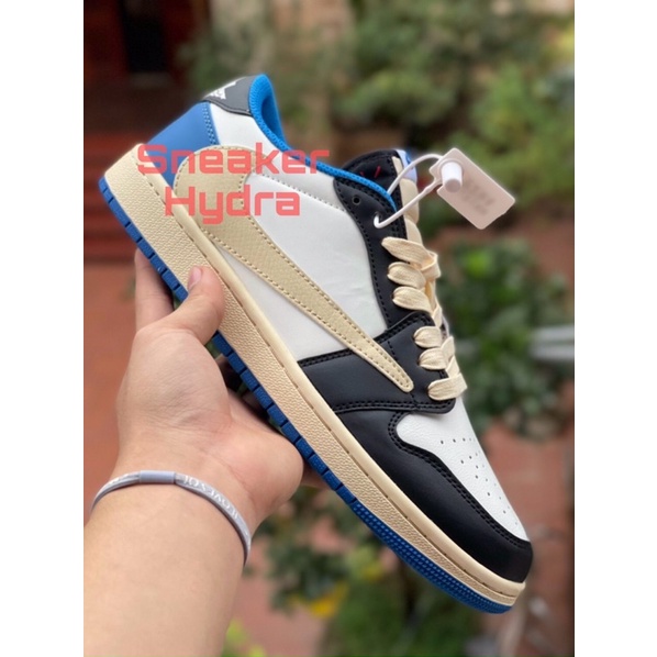 GIÀY THỂ THAO NAM NỮ Jd1 travis scott freagment xanh ( Hàng cao cấp )