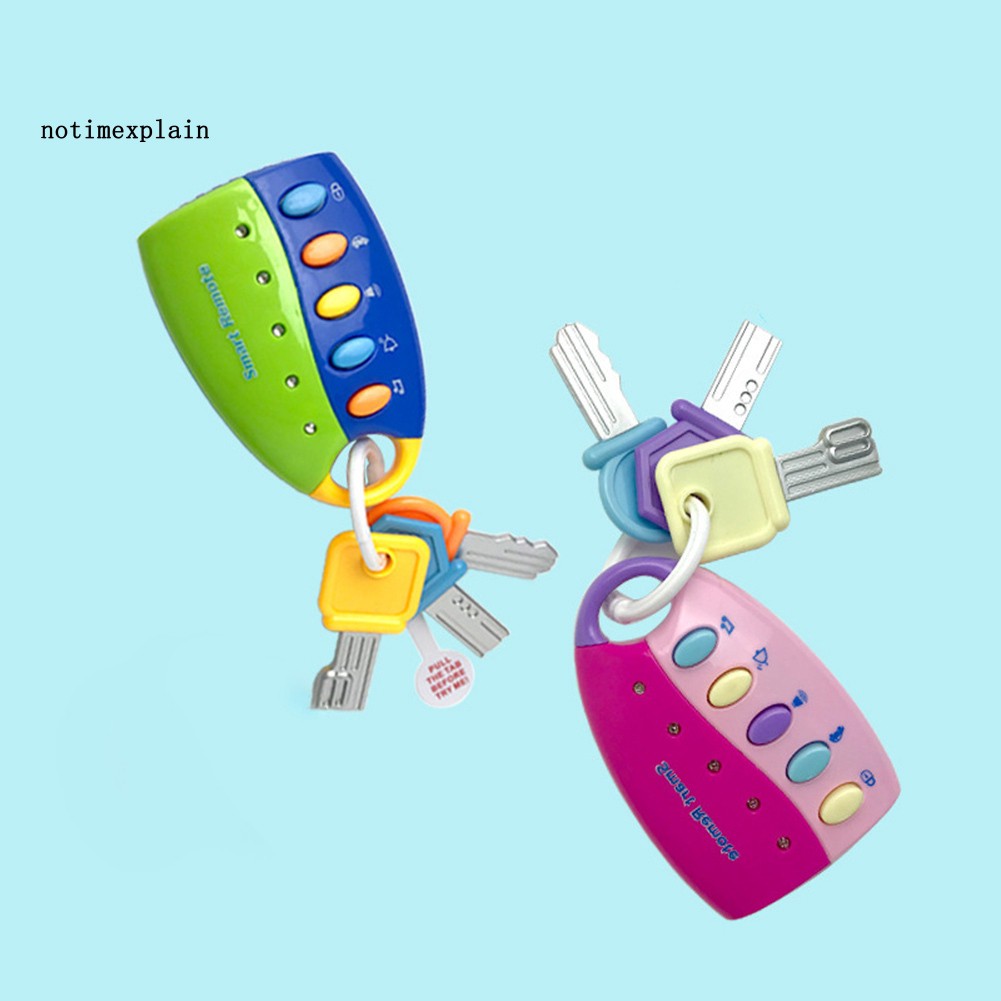 Đồ chơi chìa khoá thông minh nhiều màu có âm thanh dành cho bé