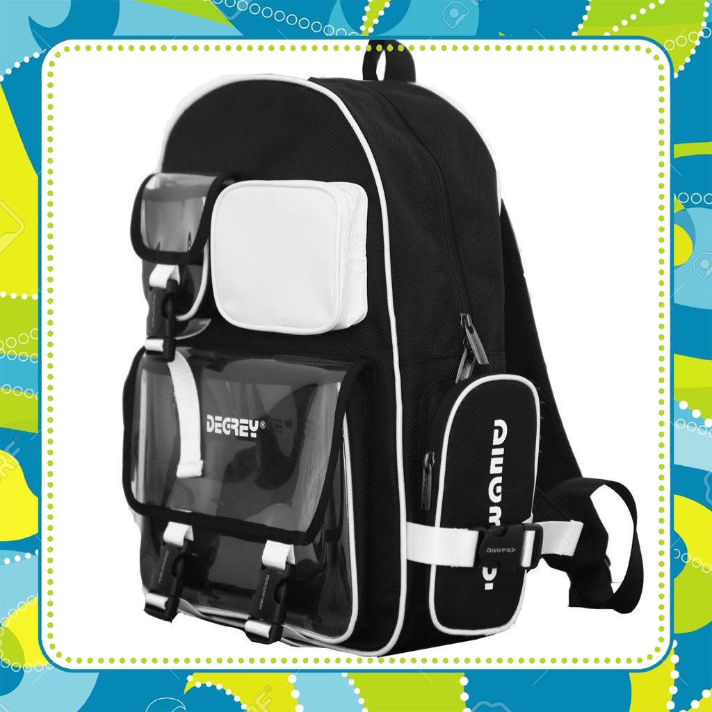 Basic Backpack Degrey Trắng - BBD Trắng hoodie_drew1996