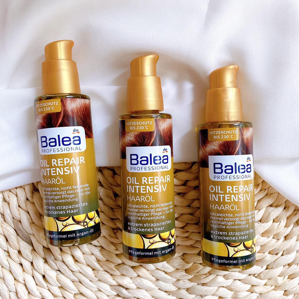 Tinh dầu dưỡng tóc Balea phục hồi tóc khô, hư tổn và chẻ ngọn 100 ml- Hàng Chuẩn Đức