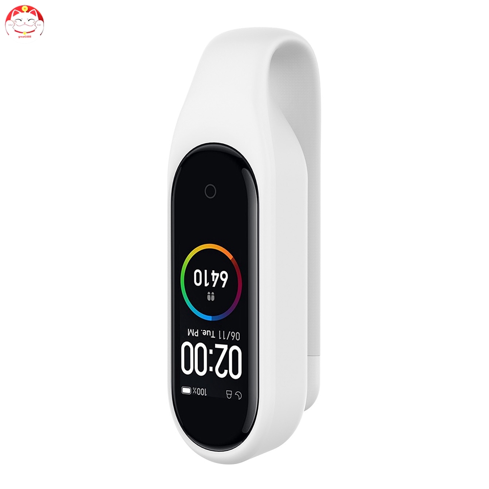 Vỏ silicon chống thấm nước thay thế cho vòng tay thông minh Mi Band 4/3