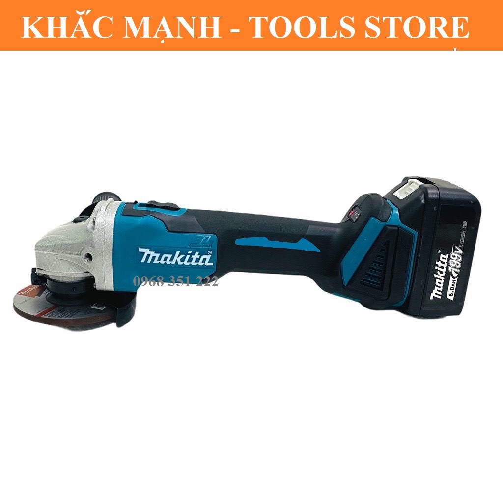 MÁY MÀI PIN MAKITA CAM KẾT HÀNG LOẠI 1, ĐỘNG CƠ KHÔNG CHỔI THAN