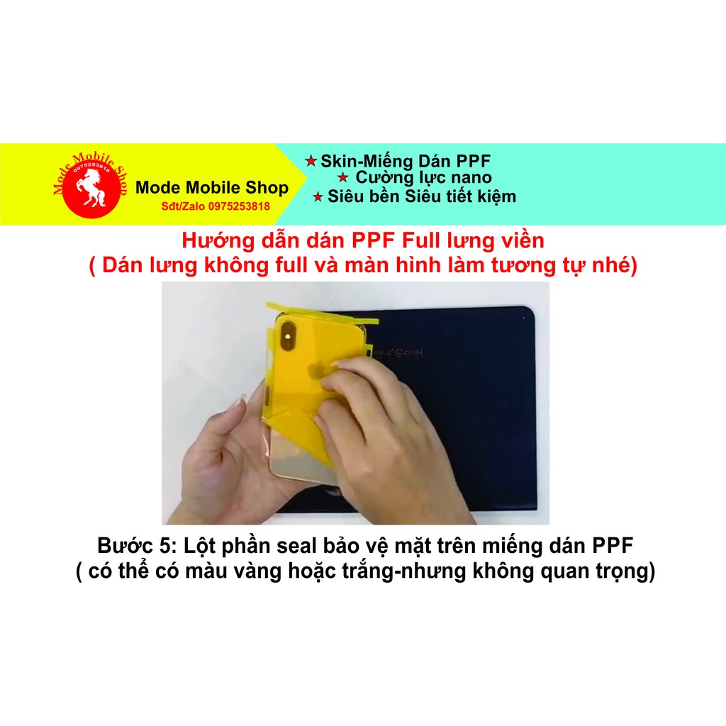 Miếng dán PPF bảo vệ điện thoại  Realme GT Neo khỏi trầy xước- Xỉn màu