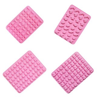 Khuôn silicon làm kẹo chip chip / chíp chíp kèm ống bơm các hình cute