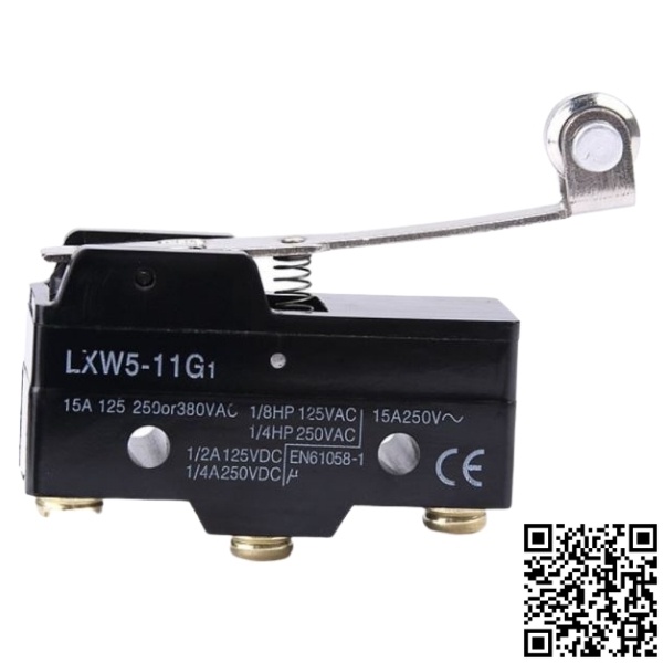 Công tắc hành trình CM-1703 giới hạn đòn bẩy dài có bánh xe kim loại chất lượng tốt