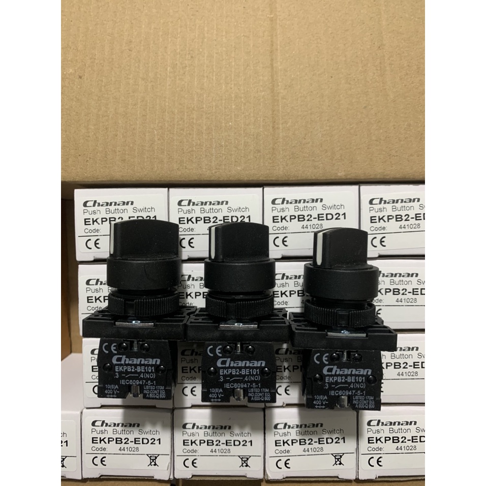 Chuyển mạch 2 vị trí nhựa EKPB2-ED21 (CHANA)