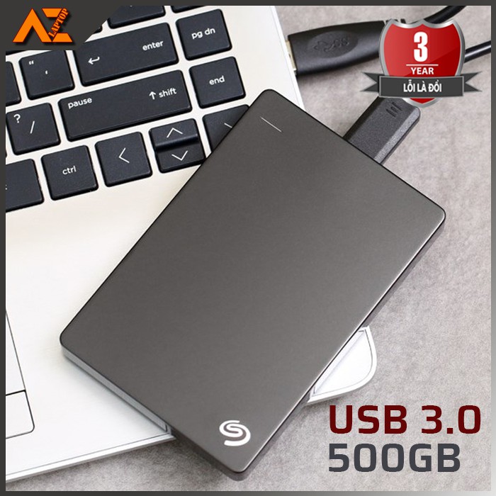 Ổ cứng di động Seagate Backup Slim 500GB / 1TB. Bảo hành 36 tháng ( lỗi là đổi )