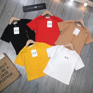 Áo phông croptop phom nhỏ ôm