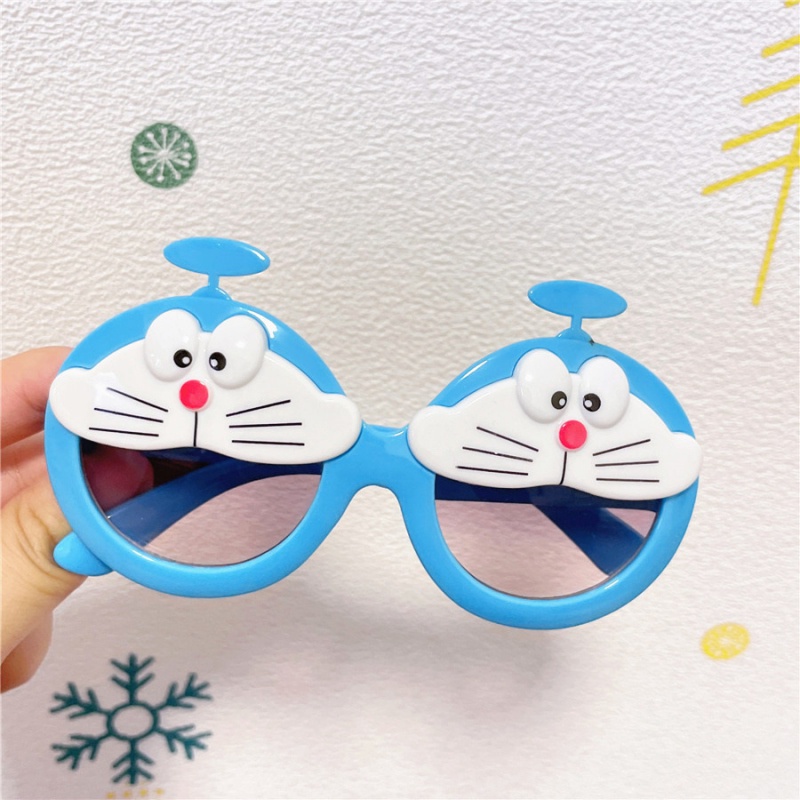 Kính mát thiết kế mèo Doraemon hoạt hình đáng yêu dành cho trẻ em
