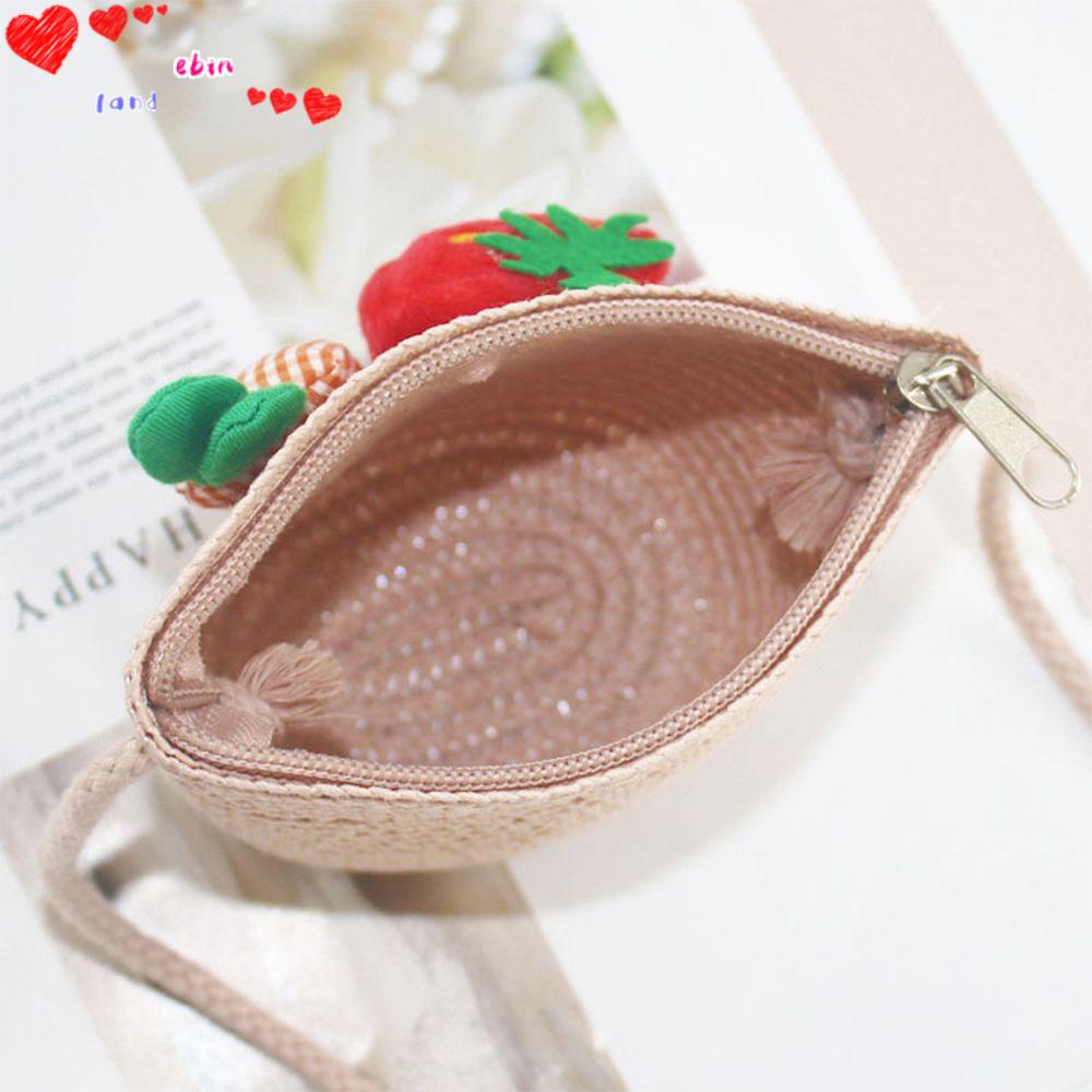 Túi cói Vai Đan Rơm Họa Tiết Hoa Cúc Mini Dễ Thương Dành Cho Bé Gái