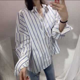 Áo sơmi sọc oversize