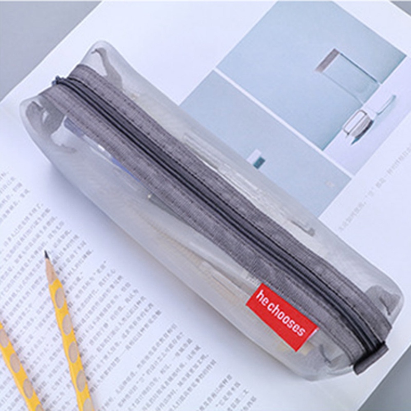 Túi Lưới Đựng Bút Trong Suốt Đơn Giản