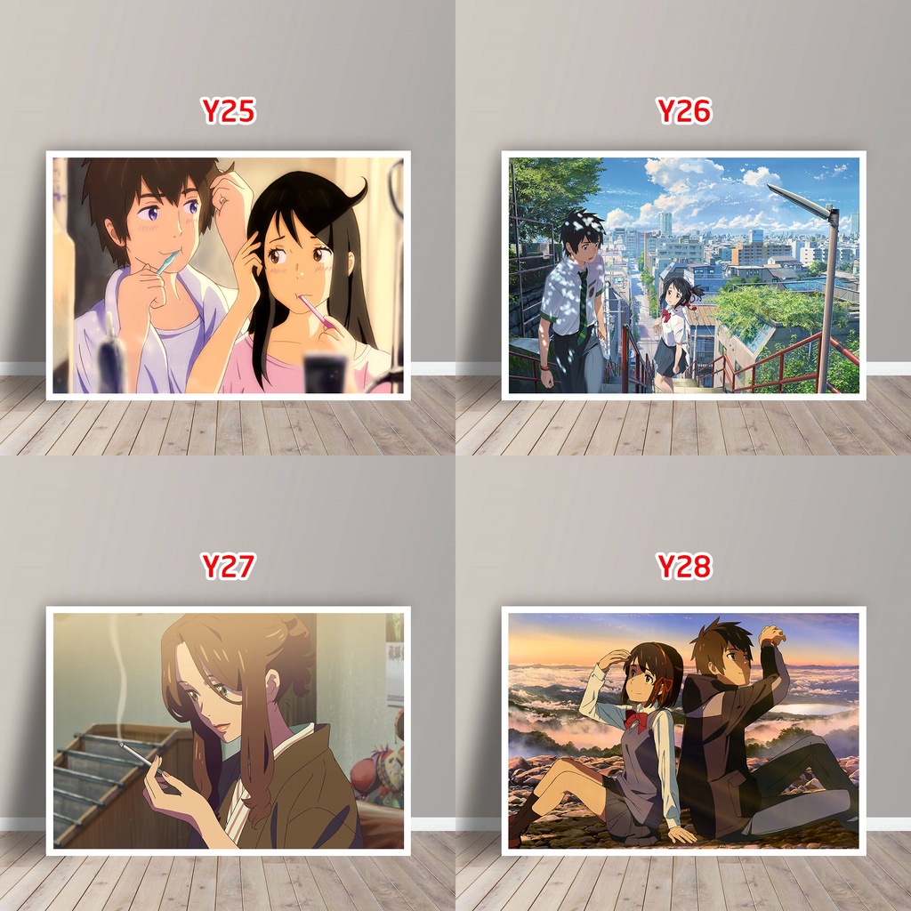 Tấm Postcard Cao Cấp Anime Your Name