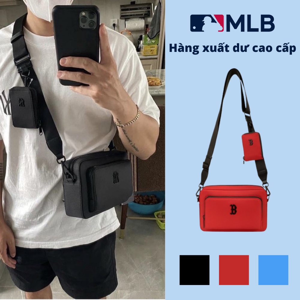 Túi Đeo Chéo MLB Mini Nylon Ripstop Dodgers Size 23cm Full Tag Code