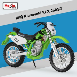 Mô hình xe Kawasaki KLX 250SR tỉ lệ 1:18 - Maisto