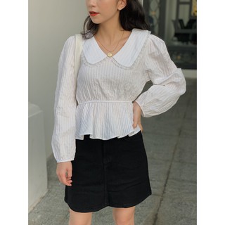 áo eo chun cổ viền ren SA421 1994closet