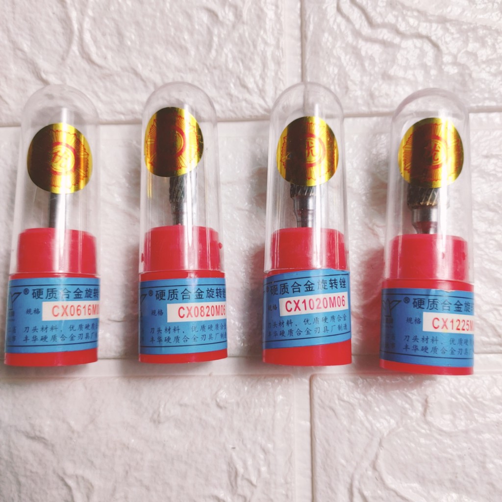 Mũi mài hợp kim hình trụ tròn CX 8mm, chất liệu bằng hợp kim vonfram, (SS6985), điêu khắc gỗ, nhôm, đồng, hợp kim